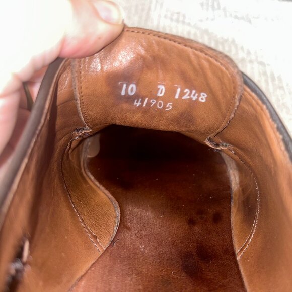 Allen Edmonds Delray Dark Brown 10D Dress Shoes - Picture 2 of 9